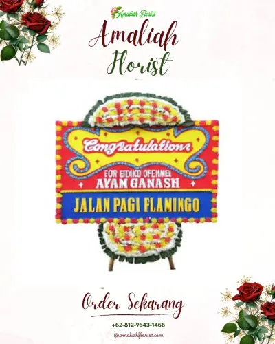 Bunga Papan Congratulation di Kanaan